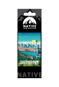 Native Illustration Magnet - Queenstown with Native Tag