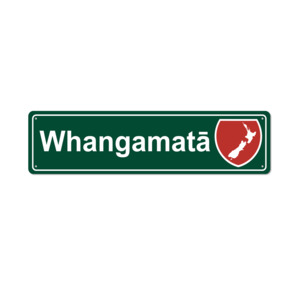Native Auckland: Whangamatā Metal Sign