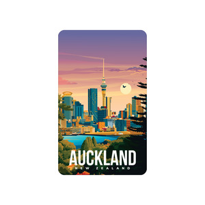 Native Illustration Magnet - Auckland (no tag)