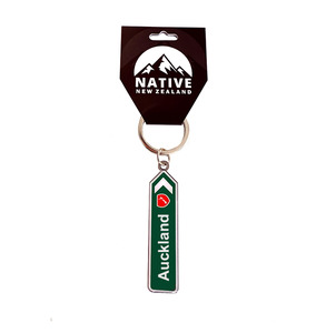 Native Auckland 1: Native Auckland Road Sign Keyring