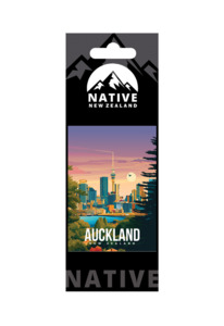 Native Auckland 1: Native Illustration Magnet - Auckland with Native Tag