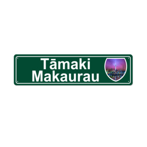 Native Auckland 1: Tāmaki Makaurau Metal Sign