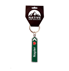 Native Napier Road Sign Keyring