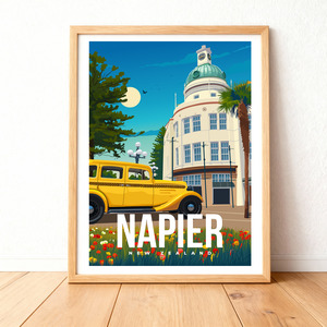 Native Metal Signs: Native - Napier Art Travel Print A3