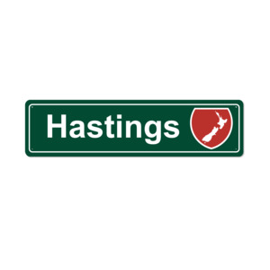 Native Metal Signs 1: Hastings Metal Sign