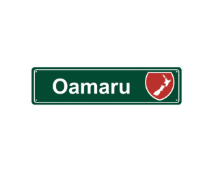 Oamaru Metal Hanging Sign