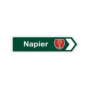 Native Road Sign Arrow Magnet - Napier