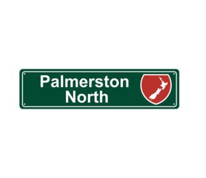 Native All: Palmerston North Hanging Metal Sign