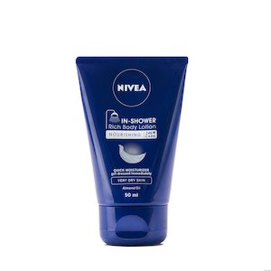 Bath: Nivea In Shower Body Lotion Rich 50ml