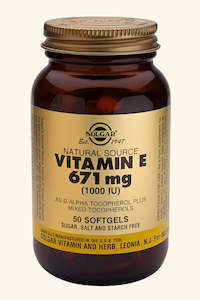 Solgar: Solgar Vitamin E 1000iu (Softgels)