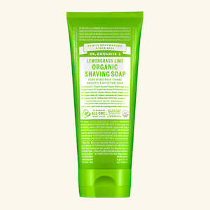 Grocery: Dr Bronners | Organic Shaving Soap Lemongrass Lime