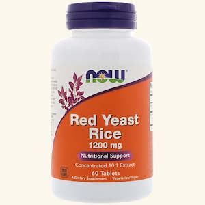 Health Supplements: NOW | Red Yeast Rice 1200mg