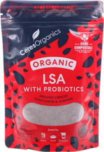 Ceres Organics | Organic LSA with Probiotic