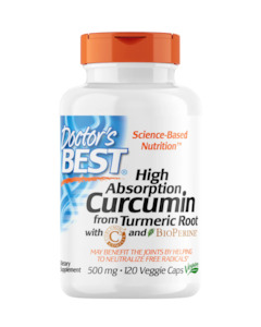 Doctors Best: Doctor's Best | High Absorption Curcumin with BioPerine 500mg