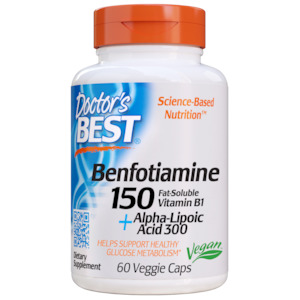 Doctor's Best | Benfotiamine 150+ Alpha-Lipoic Acid 300