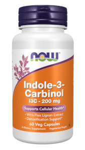 Now: NOW | Indole-3-Carbinol (I3C) 200mg