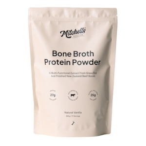 Joint Health: Mitchell's Bone Broth Protein Powder | Vanilla