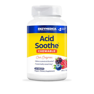 Enzymedica: Enzymedica Acid Soothe - 30 Chewables