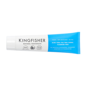 Kingfisher: Kingfisher | Aloe Vera Tea Tree Fennel Toothpaste Fluoride Free