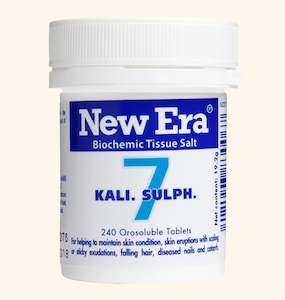 New Era | No 7 Kali Sulph Mineral Cell Salt