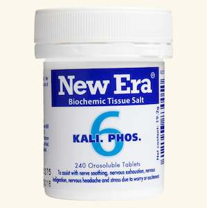 New Era | No 6 Kali Phos Mineral Cell Salt