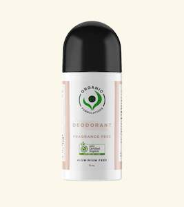 Organic Formulations - Fragrance Free Deodorant