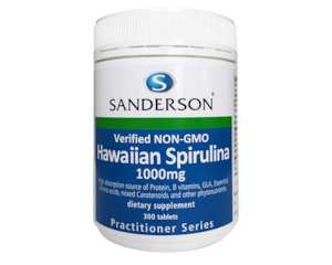 Sanderson Verified Non-GMO Hawaiian Spirulina 1000mg