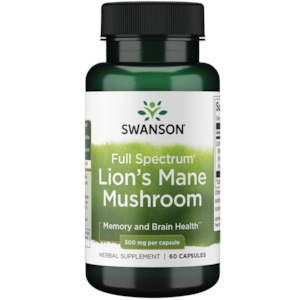 Swanson | Lion’s Mane Mushroom 500mg