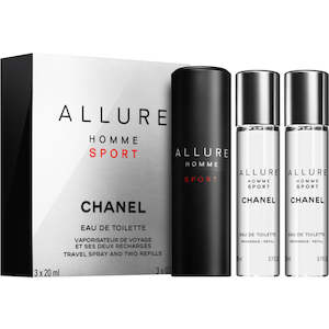 Cologne For Men: Chanel Allure Homme Sport EDT Refillable Travel Gift Set