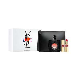 Yves Saint Laurent: Yves Saint Laurent Black Opium EDP Lipstick & Pouch Set