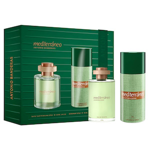 Deodorants For Men: Antonio Banderas Mediterraneo EDT Deodorant Spray Set for Men