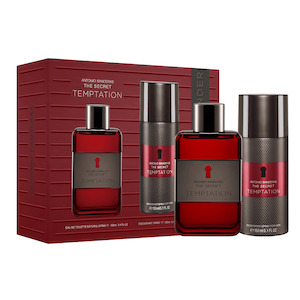 Deodorants For Men: Antonio Banderas The Secret Temptation EDT Deodorant Spray Set for Men