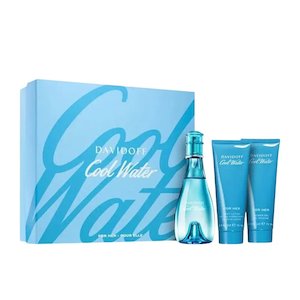 Davidoff: Davidoff Cool Water EDT Woman Shower & Body Lotion Set