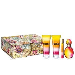 For Her Bestsellers: Missoni EDT Set: Body Lotion, Travel Spray, Deodorant for Women