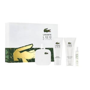 New Arrivals Mens Fragrances: LACOSTE Blanc Pure EDT Set for Men