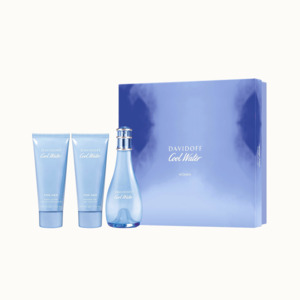 Gift Sets Under 100: Davidoff Cool Water EDT For Women Shower Gel Gift Set