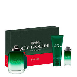 Coach: Coach Green EDT For Men Shower Gel Gift Set