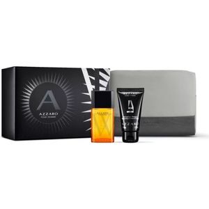 New Arrivals Mens Fragrances: Azzaro Pour Homme EDT Hair & Body Shampoo Travel Gift Set