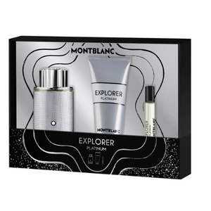 Mont Blanc Explorer Platinum EDP Gift Set for Him