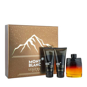 New Arrivals Mens Fragrances: Montblanc Legend Night Gift Set for Him