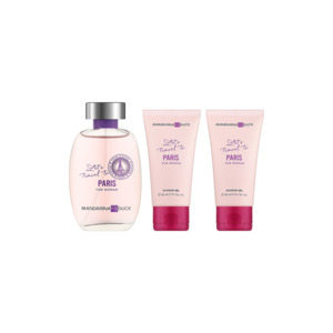 New Perfume Arrivals For Women: Mandarina Duck Let's Travel To Paris Gift Set for Her