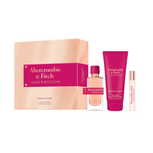 New Perfume Arrivals For Women: Abercrombie & Fitch 100% Passion EDP Gift Set for Her