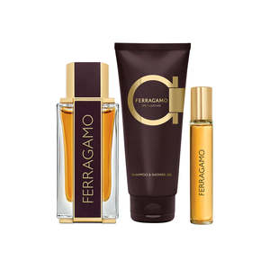 Salvatore Ferragamo Spicy Leather Gift Set for Him