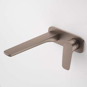 Bathe: Contura II Wall Basin/Bath Mixer - Brushed Bronze