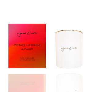 Teachers Gifts: Jakob Carter Candle - Vintage Gardenia and Peach