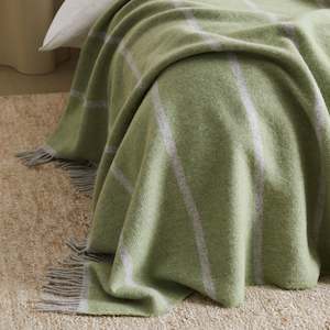 Weave Throws: Hellister Wool Throw - Meadow