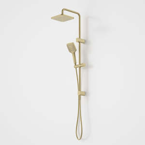Caroma Luna Overhead Rail Shower - Brushed Brass