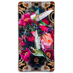 Luxury Towels: Peony Bird Spa Towel - Victoria Jane