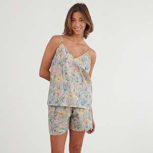 Better Sleep: Botanical Cami Short Summer Pyjamas