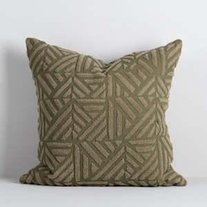 Your Home Sanctuary: Remus Cushion Chive - Feather Fill